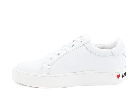 LOVE MOSCHINO Sneaker Cuore Bianco Ologram JA15023G1BIA510A - Sandrini Calzature e Abbigliamento