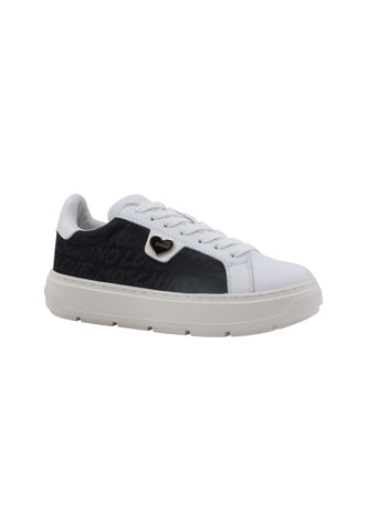 LOVE MOSCHINO Sneaker Donna Bianco Nero JA15214G1HJS100B - Sandrini Calzature e Abbigliamento