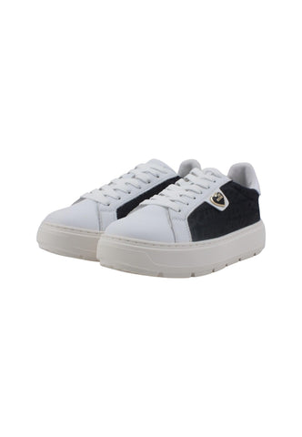 LOVE MOSCHINO Sneaker Donna Bianco Nero JA15214G1HJS100B - Sandrini Calzature e Abbigliamento