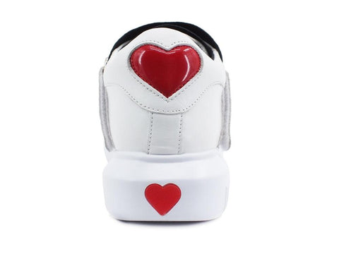 LOVE MOSCHINO Sneaker Platform Cinturini Bianco JA15484G0BJA0100 - Sandrini Calzature e Abbigliamento