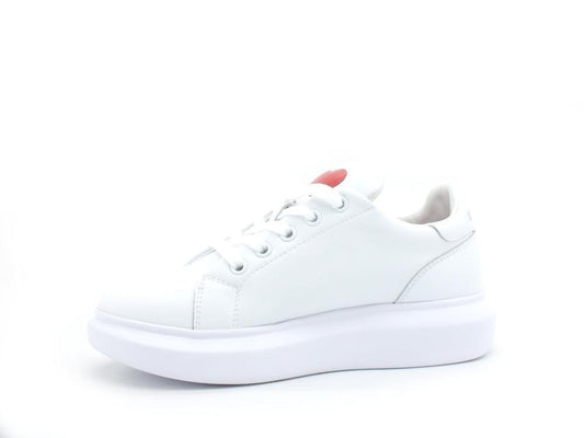 LOVE MOSCHINO Sneaker Platform Cuore White JA15154G1EIA0100 - Sandrini Calzature e Abbigliamento
