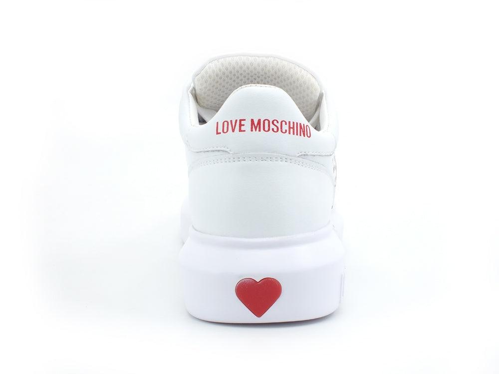 LOVE MOSCHINO Sneaker Platform Cuore White JA15154G1EIA0100 - Sandrini Calzature e Abbigliamento