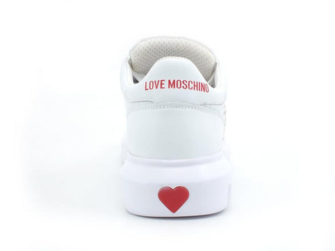 LOVE MOSCHINO Sneaker Platform Cuore White JA15154G1EIA0100 - Sandrini Calzature e Abbigliamento