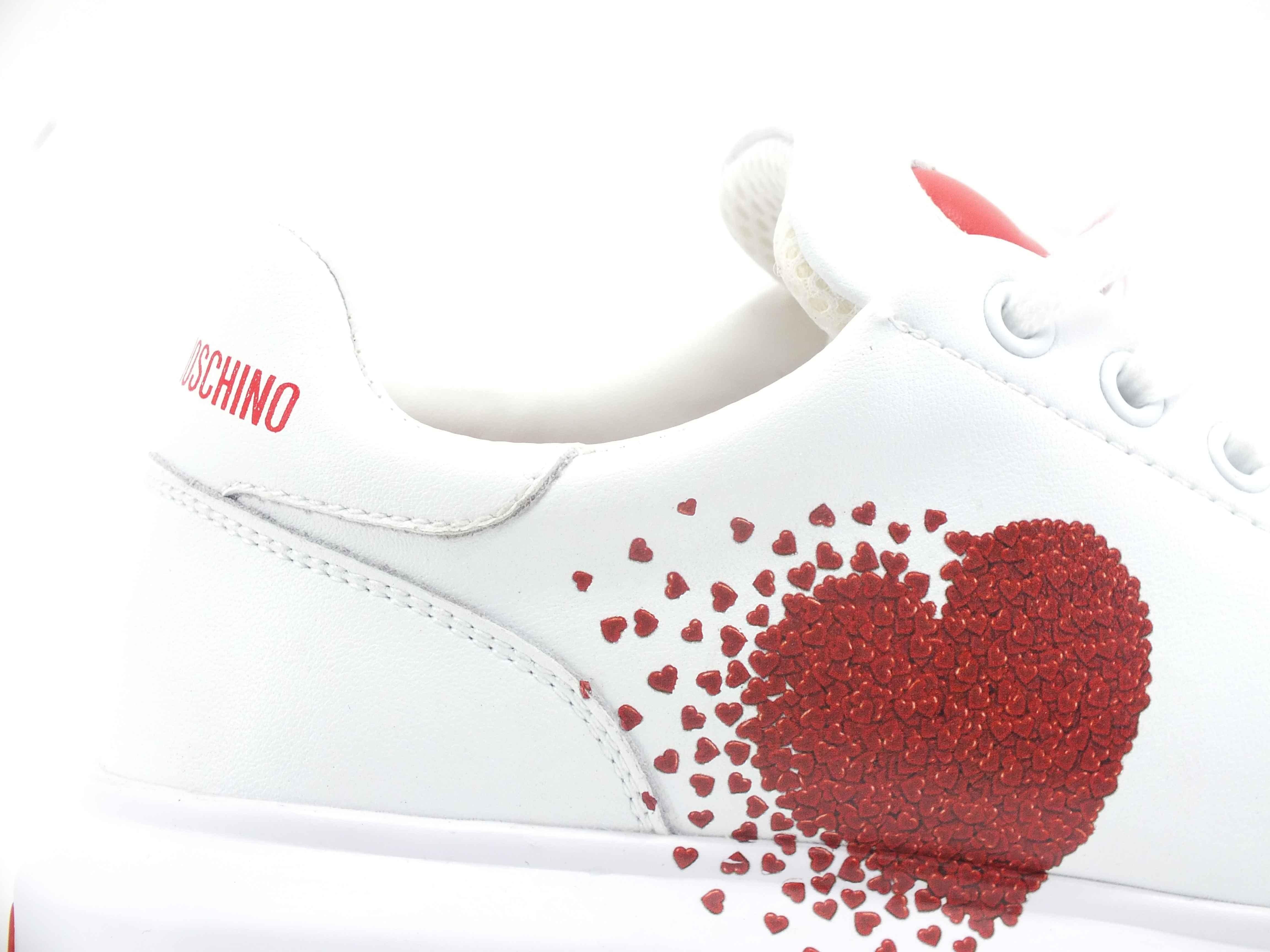 LOVE MOSCHINO Sneaker Platform Cuore White JA15154G1EIA0100 - Sandrini Calzature e Abbigliamento