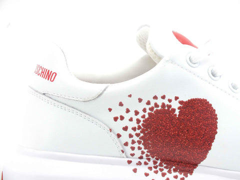 LOVE MOSCHINO Sneaker Platform Cuore White JA15154G1EIA0100 - Sandrini Calzature e Abbigliamento
