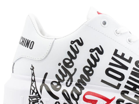 LOVE MOSCHINO Sneaker Platform Graffiti - Sandrini Calzature e Abbigliamento