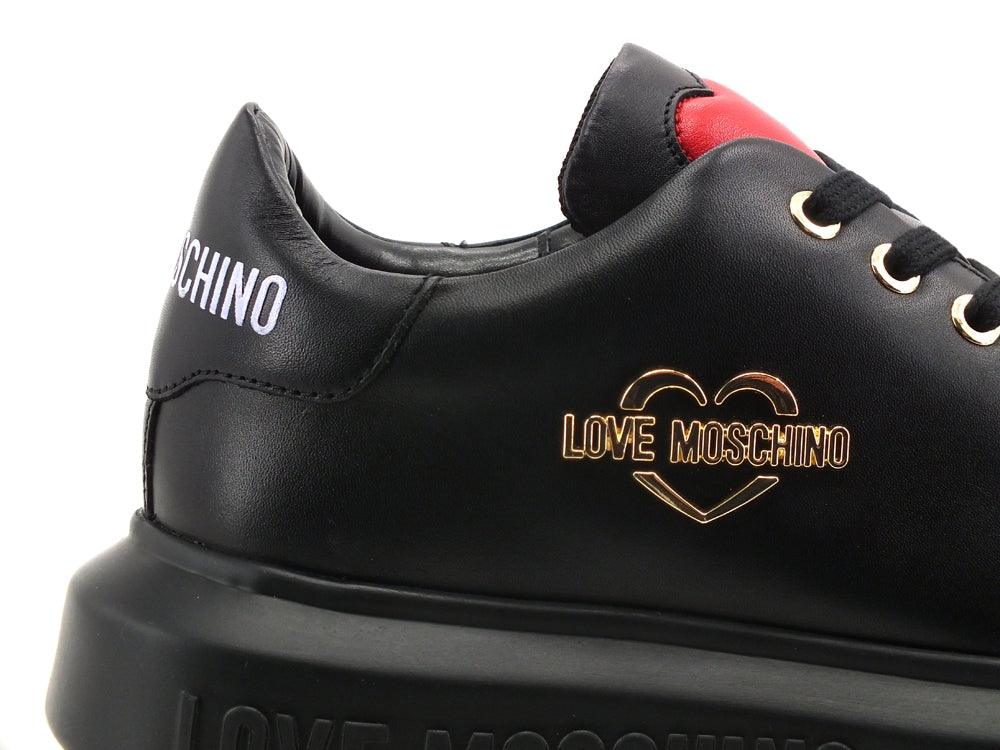 LOVE MOSCHINO Sneaker Platform Logo Nero JA15204G0DIA0000 - Sandrini Calzature e Abbigliamento