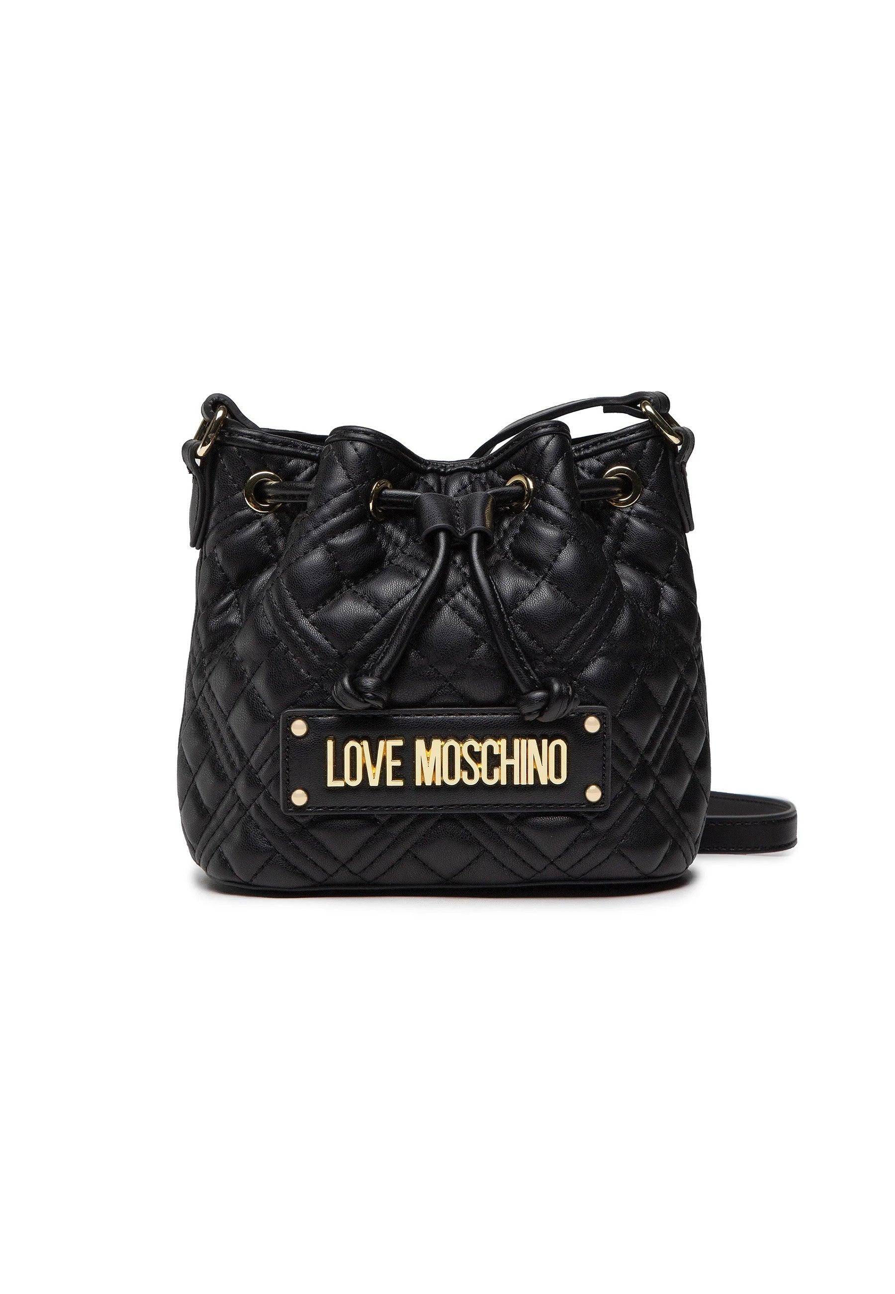 LOVE MOSCHINO Tracolla Bucket Quilted Nero JC4015PP1FLA0000 - Sandrini Calzature e Abbigliamento