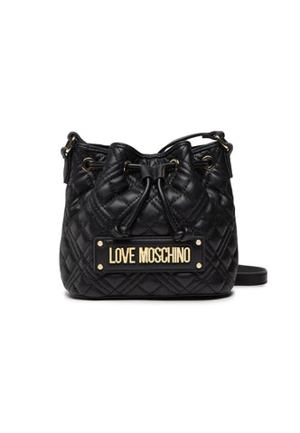 LOVE MOSCHINO Tracolla Bucket Quilted Nero JC4015PP1FLA0000 - Sandrini Calzature e Abbigliamento