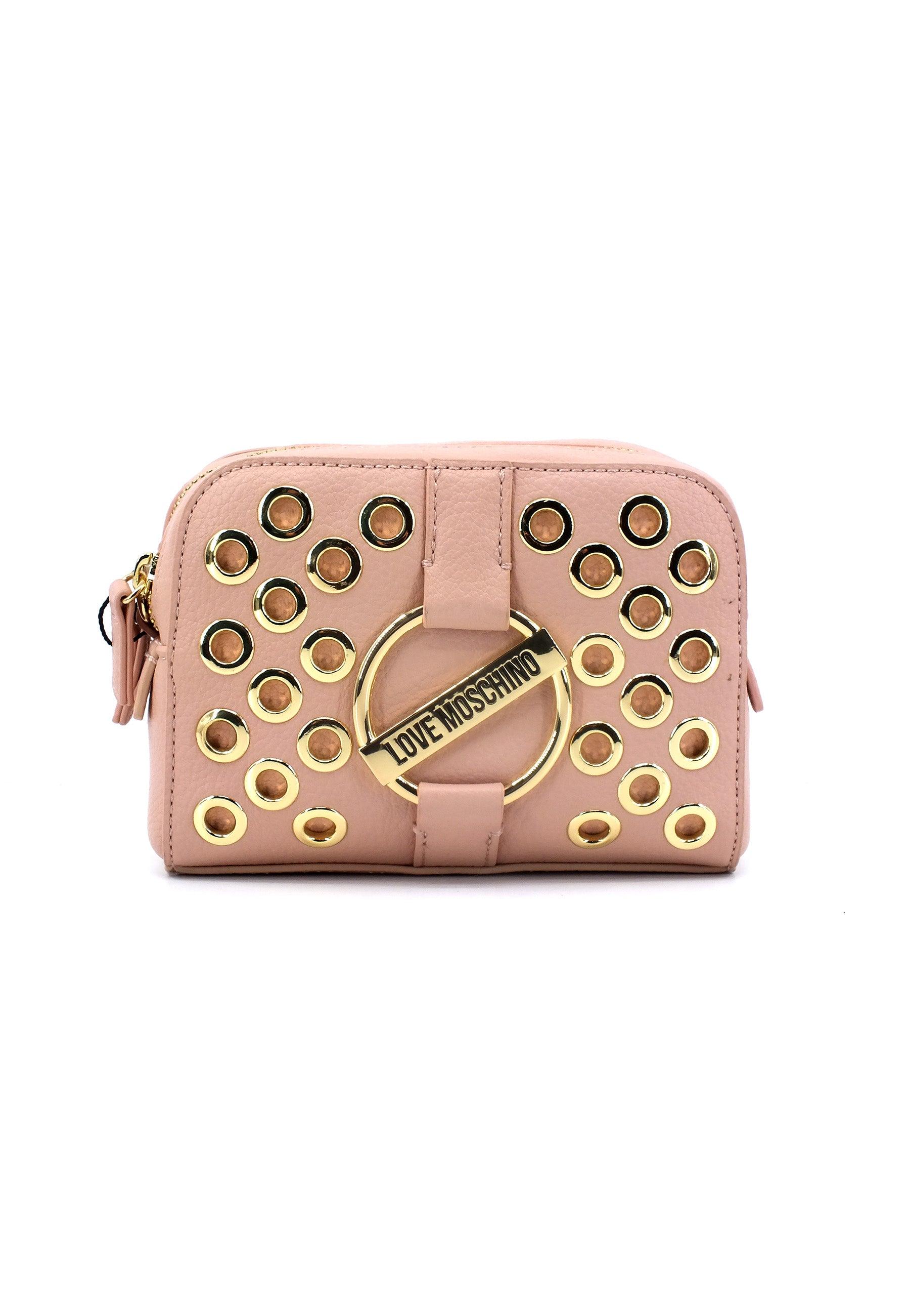 LOVE MOSCHINO Tracolla Crossbody Borchie Eyelets Cipria JC4344PP0FKD0601 - Sandrini Calzature e Abbigliamento