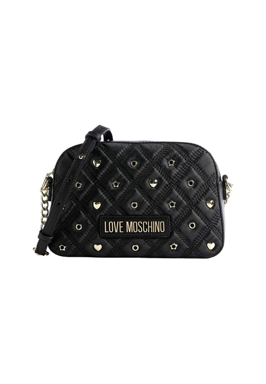 LOVE MOSCHINO Tracolla Crossbody Borchie Nero JC4270PP0GKC100A - Sandrini Calzature e Abbigliamento