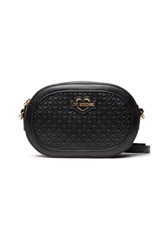 LOVE MOSCHINO Tracolla Crossbody Cuori Nero JC4357PP0FKF0000 - Sandrini Calzature e Abbigliamento