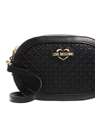 LOVE MOSCHINO Tracolla Crossbody Cuori Nero JC4357PP0FKF0000 - Sandrini Calzature e Abbigliamento