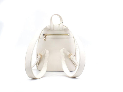 LOVE MOSCHINO Zaino Backpack Big Pu Zip Logo Embossed Avorio JC4058PP1ELL0110 - Sandrini Calzature e Abbigliamento
