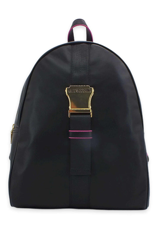 LOVE MOSCHINO Zaino Backpack Donna Nero Fuchsia JC4372PP0FKH100B - Sandrini Calzature e Abbigliamento
