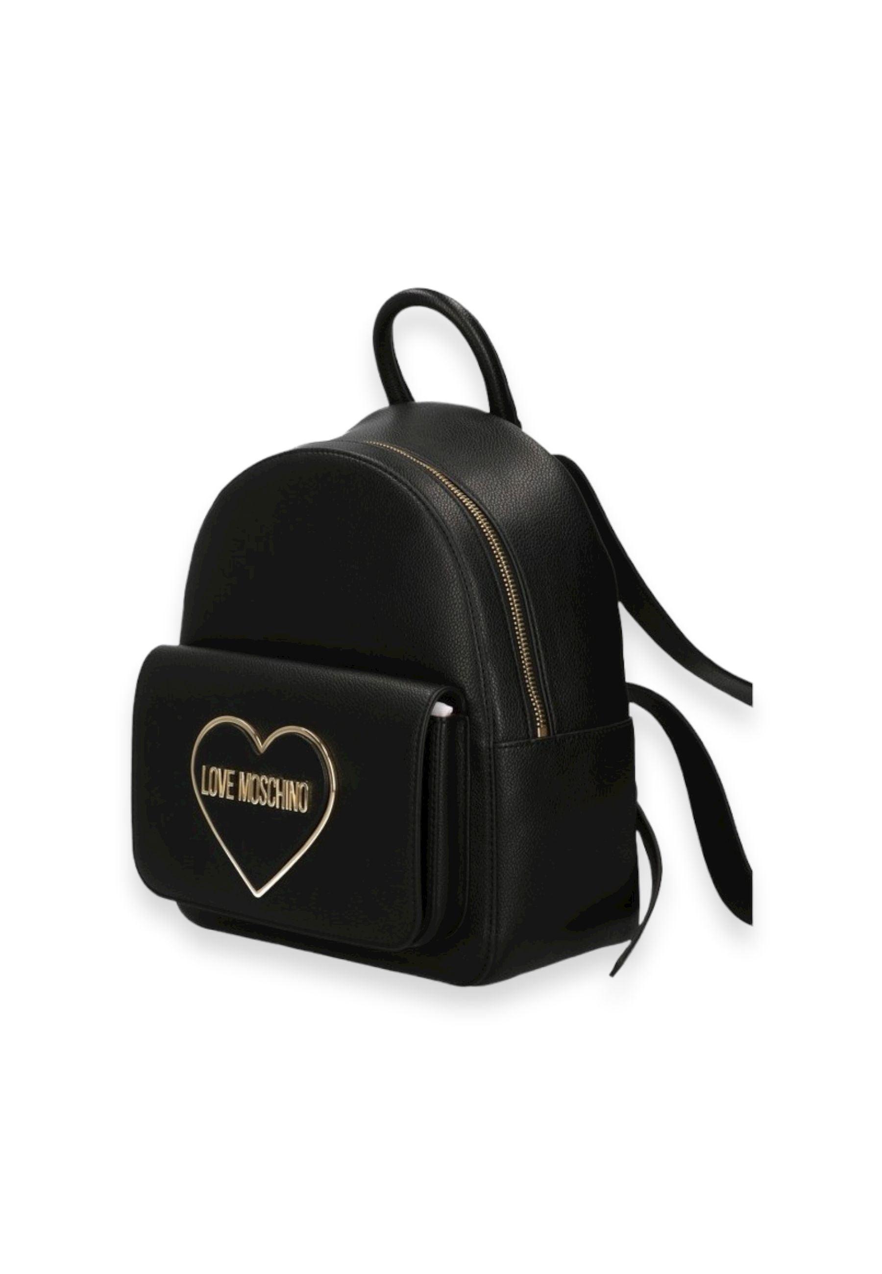 LOVE MOSCHINO Zaino Backpack Logo Cuore Donna Nero JC4140PP1FLR0000 - Sandrini Calzature e Abbigliamento