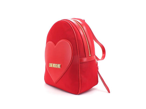 LOVE MOSCHINO Zaino Backpack Nylon Cuore Rosso JC4332PP0EKD150A - Sandrini Calzature e Abbigliamento