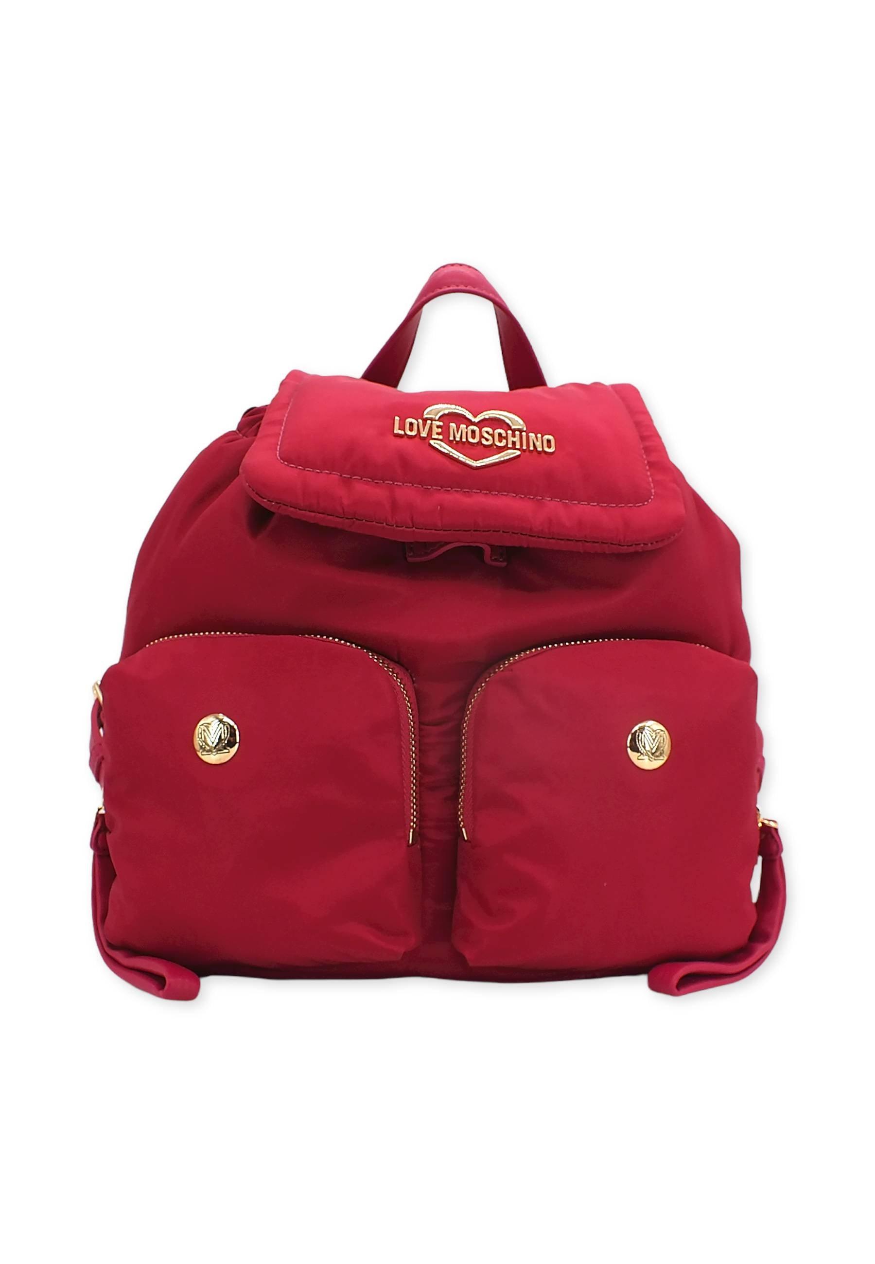 LOVE MOSCHINO Zaino Backpack Nylon Rosa Fuxia JC4054PPFLE160A - Sandrini Calzature e Abbigliamento