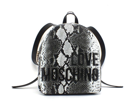 LOVE MOSCHINO Zaino Backpack Zip Animalier Python Roccia JC4363PP0EKI0954 - Sandrini Calzature e Abbigliamento