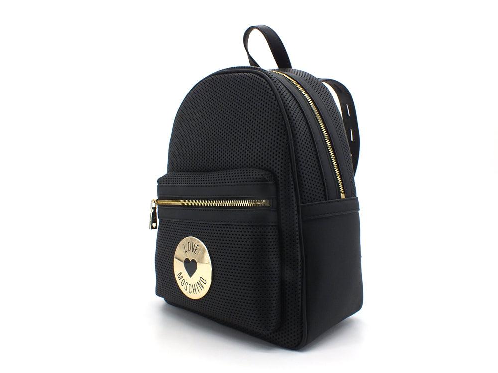 LOVE MOSCHINO Zaino Bacpack Traforato Nero JC4395PP0EKL100A - Sandrini Calzature e Abbigliamento