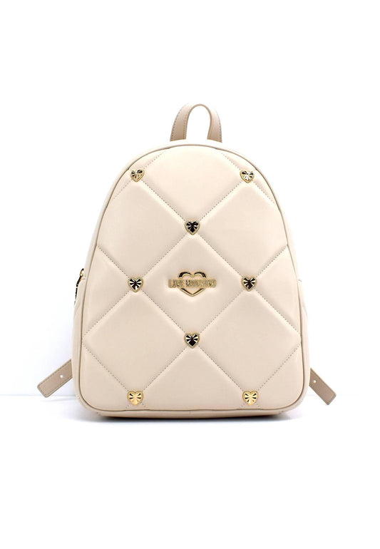 LOVE MOSCHINO Zaino Borchie Cuori Avorio JC4089PP1GLZ0110 - Sandrini Calzature e Abbigliamento