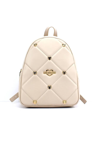 LOVE MOSCHINO Zaino Borchie Cuori Avorio JC4089PP1GLZ0110 - Sandrini Calzature e Abbigliamento