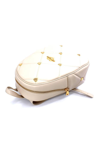 LOVE MOSCHINO Zaino Borchie Cuori Avorio JC4089PP1GLZ0110 - Sandrini Calzature e Abbigliamento