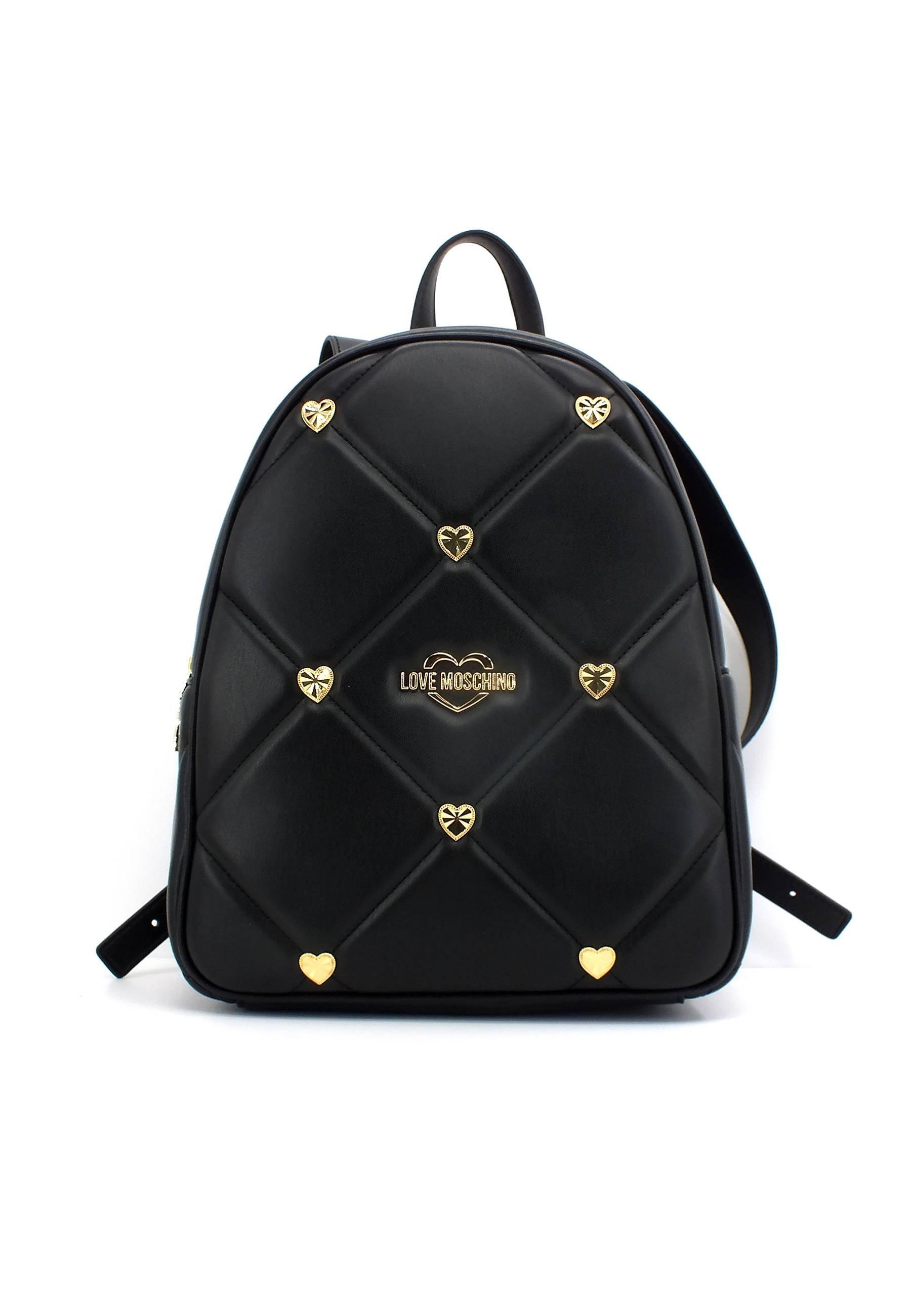 LOVE MOSCHINO Zaino Borchie Cuori Nero JC4089PP1GLZ0000 - Sandrini Calzature e Abbigliamento