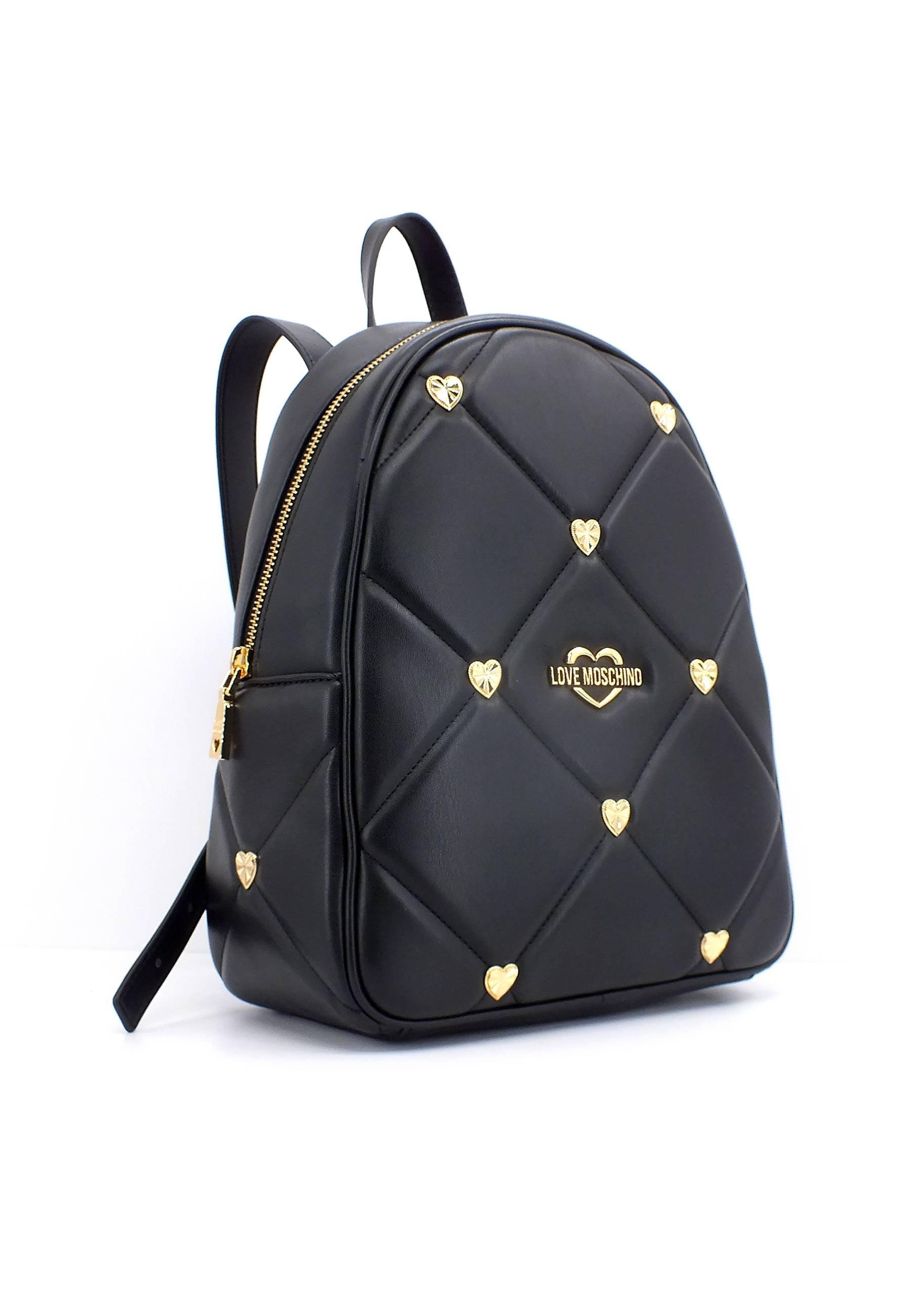 LOVE MOSCHINO Zaino Borchie Cuori Nero JC4089PP1GLZ0000 - Sandrini Calzature e Abbigliamento