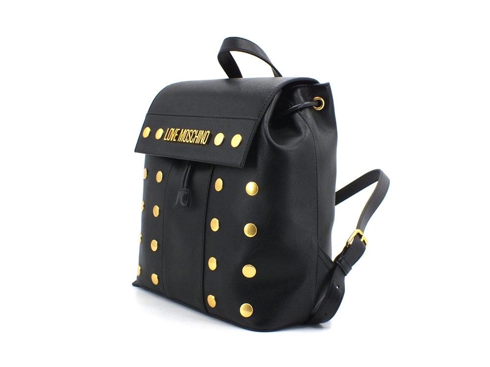 LOVE MOSCHINO Zaino Borchie Gold - Sandrini Calzature e Abbigliamento