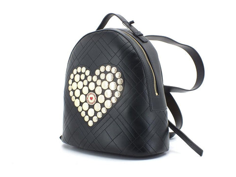 LOVE MOSCHINO Zaino Borchie Logo Cuore Nero JC4073PP1ELP0000 - Sandrini Calzature e Abbigliamento