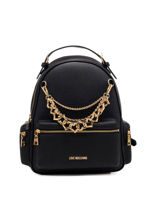 LOVE MOSCHINO Zaino Catena Donna Nero JC4293PP0GKT0000 - Sandrini Calzature e Abbigliamento