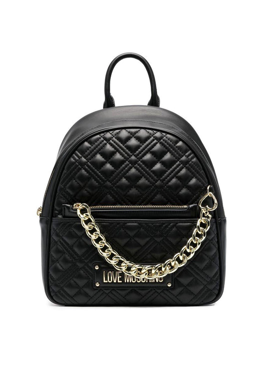 LOVE MOSCHINO Zaino Con Tasca Nero JC4018PP1GLA0000 - Sandrini Calzature e Abbigliamento