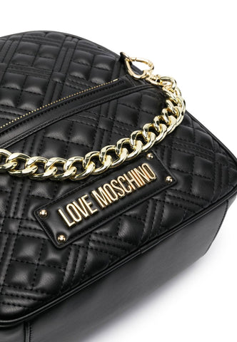 LOVE MOSCHINO Zaino Con Tasca Nero JC4018PP1GLA0000 - Sandrini Calzature e Abbigliamento