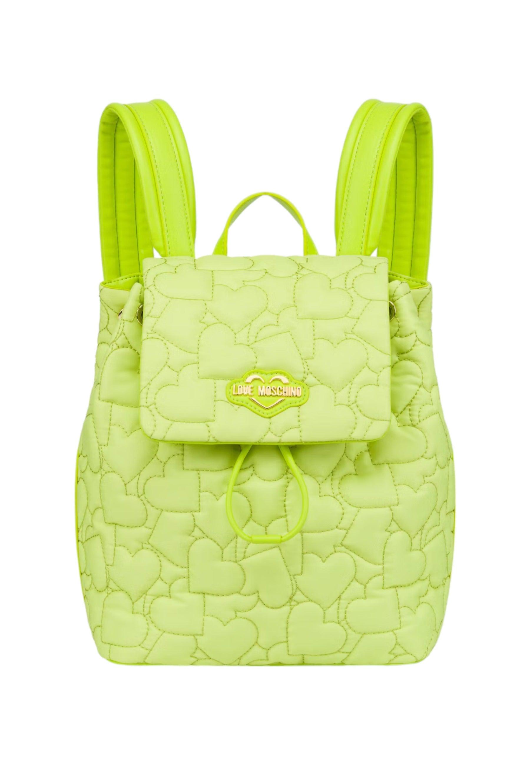 LOVE MOSCHINO Zaino Donna Verde Lime JC4035PP1ILE0404 - Sandrini Calzature e Abbigliamento