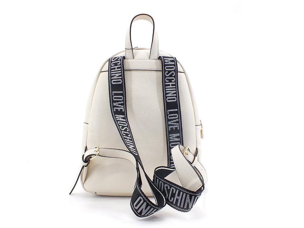 LOVE MOSCHINO Zaino Fibbia Gold Avorio JC4313PP0DKO0110 - Sandrini Calzature e Abbigliamento