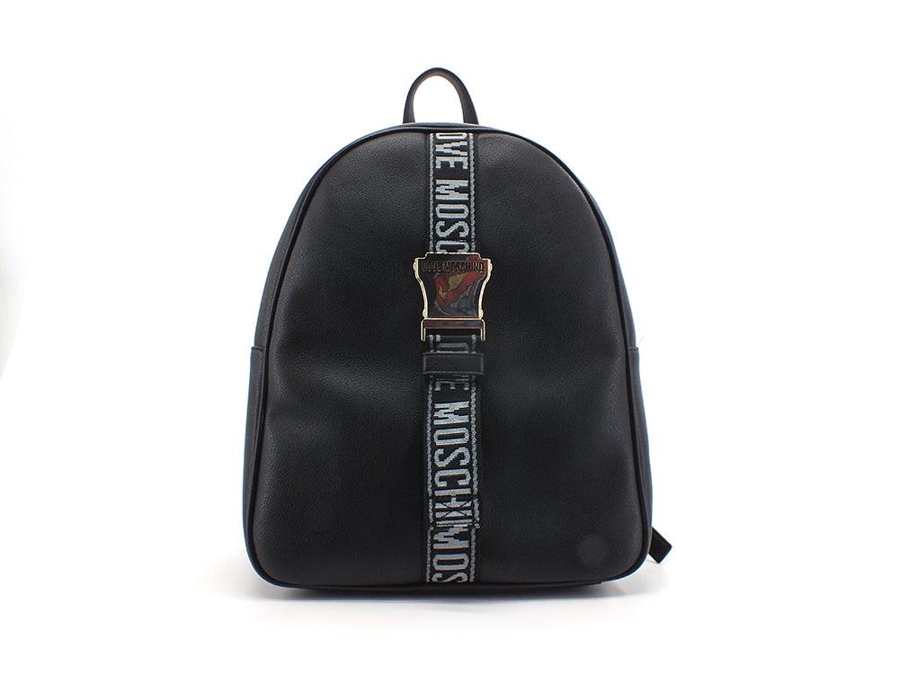LOVE MOSCHINO Zaino Fibbia Gold Nero JC4313PP0DKO0000 - Sandrini Calzature e Abbigliamento