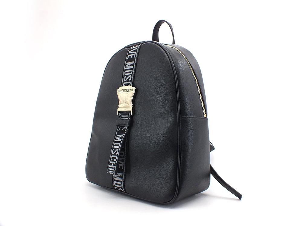 LOVE MOSCHINO Zaino Fibbia Gold Nero JC4313PP0DKO0000 - Sandrini Calzature e Abbigliamento