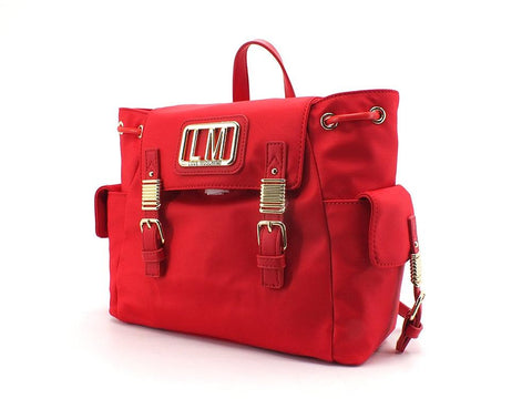 LOVE MOSCHINO Zaino Fibbie Logo Rosso JC4296PP0DKM0500 - Sandrini Calzature e Abbigliamento