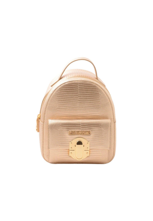 LOVE MOSCHINO Zaino Mid Oro JC4299PP0GKU0901 - Sandrini Calzature e Abbigliamento