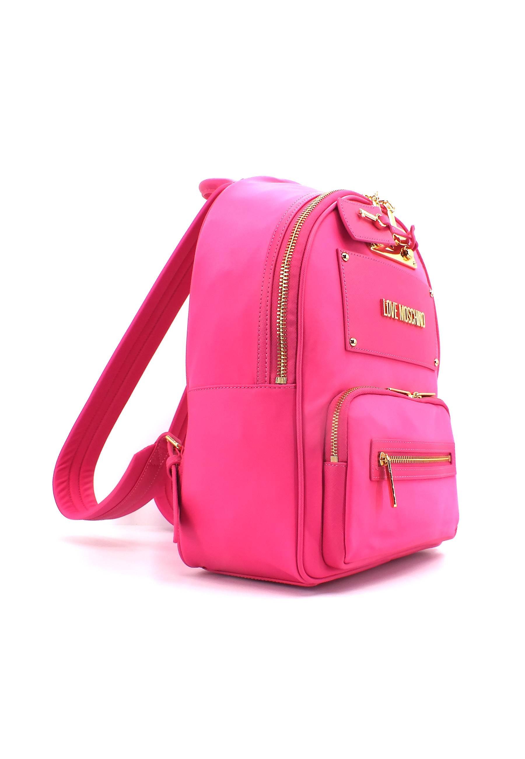 LOVE MOSCHINO Zaino Nylon Donna Fuxia JC4152PP1GLG161A - Sandrini Calzature e Abbigliamento