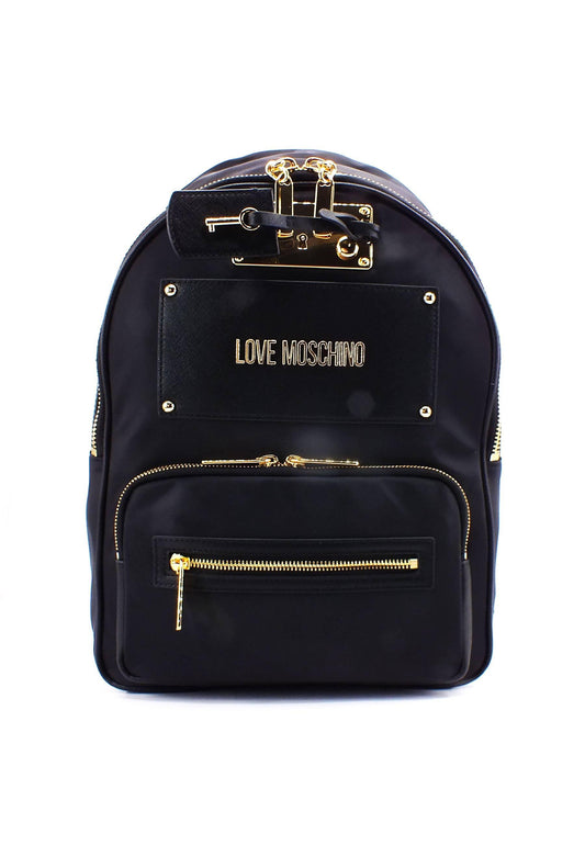 LOVE MOSCHINO Zaino Nylon Donna Nero JC4152PP1GLG100A - Sandrini Calzature e Abbigliamento