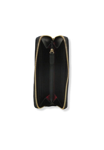LOVE MOSCHINO Zip Around Quilted Logo Gold Portafoglio Donna Nero JC5600PP1FLA0000 - Sandrini Calzature e Abbigliamento