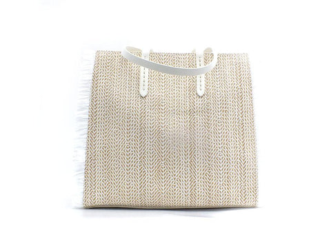 MANILA GRACE Borsa Feliss Media Bianco B218 - Sandrini Calzature e Abbigliamento