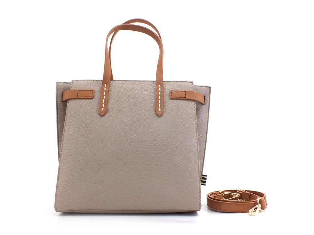 MANILA GRACE Borsa Feliss Small Grigio Fango B222 - Sandrini Calzature e Abbigliamento