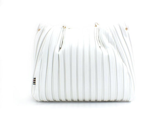 MANILA GRACE Borsa Jasmin Medium Bianco B253 - Sandrini Calzature e Abbigliamento