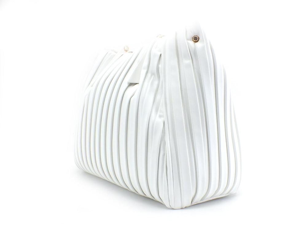 MANILA GRACE Borsa Jasmin Medium Bianco B253 - Sandrini Calzature e Abbigliamento