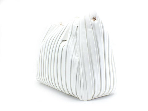 MANILA GRACE Borsa Jasmin Medium Bianco B253 - Sandrini Calzature e Abbigliamento