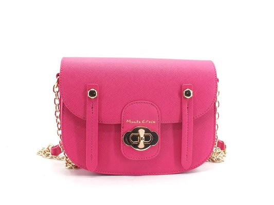 MANILA GRACE Borsa Poppy Medium Rosa Fuxia B241 - Sandrini Calzature e Abbigliamento