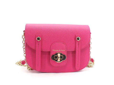 MANILA GRACE Borsa Poppy Medium Rosa Fuxia B241 - Sandrini Calzature e Abbigliamento